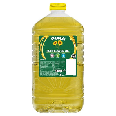 Huile de tournesol Pura Huile de cuisson Bouteille 2 Litres