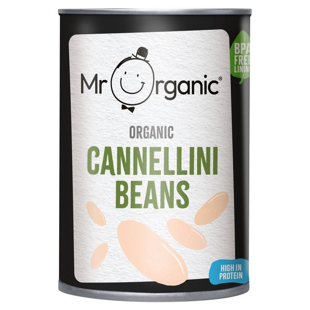 Mr Organic cannellini beans 400g, imported from the UK