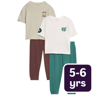 M&S M&S Bugs PJ 5-6 Years Green Pyjama Set- Buy online at McGrocer
