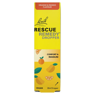 Sainsburys Bach Rescue Remedy Dropper Orange Mango Flavour 20ml- Buy online at McGrocer