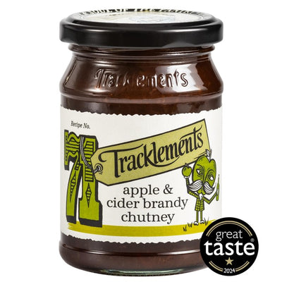 M&S Tracklements Apple & Cider Brandy Chutney 270g- Buy online at McGrocer