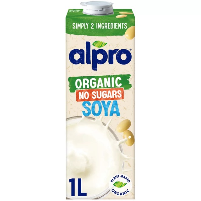 Alpro Organic Soya No Sugars Drink 1L - British product