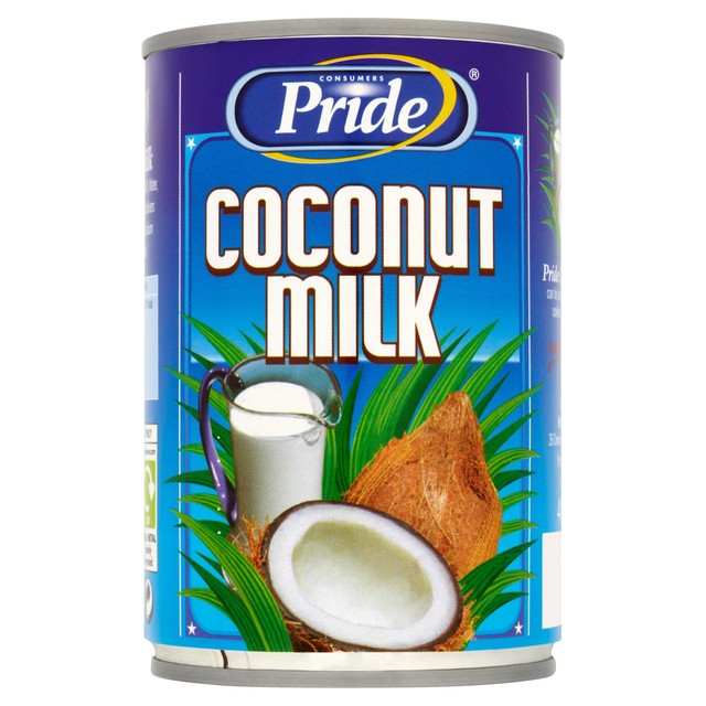 Rajah Pride coconut milk 400ml, imported from the UK