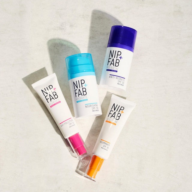 Nip+Fab Illuminate SPF30 Moisturiser 50ml, imported from the UK