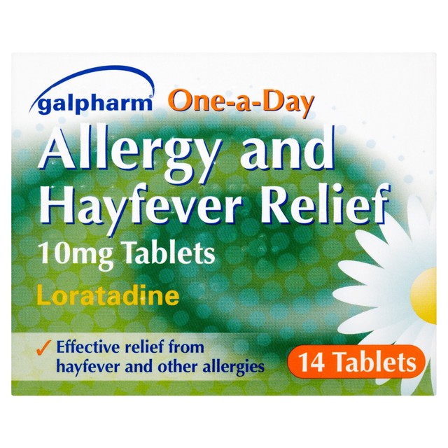 Galpharm hayfever and allergy relief tablets 14 tablets, UK version