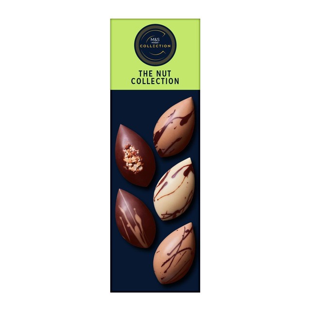 M&S assorted nut-filled chocolates 50g, imported from the UK