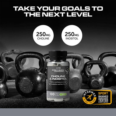 Precision Engineered Choline Inositol Veganske matvaretilskuddstabletter 100 stk