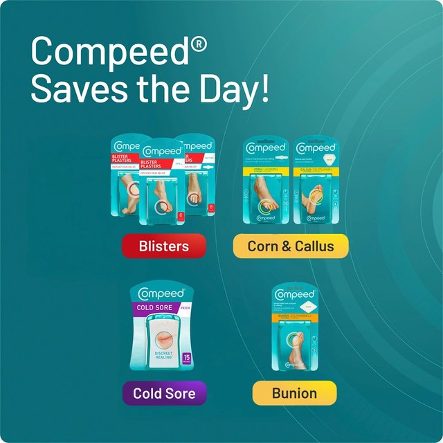 Compeed blister plasters mixed pack - British product