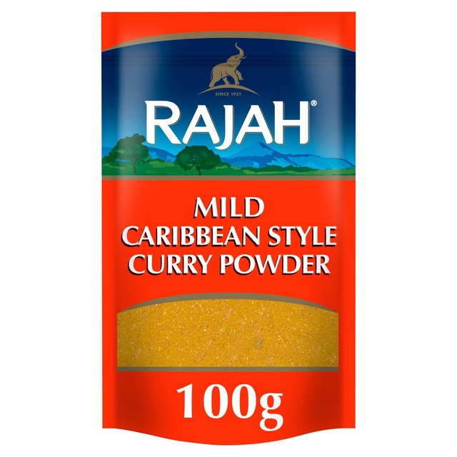 Rajah Mild Caribbean curry powder 100g, imported from the UK
