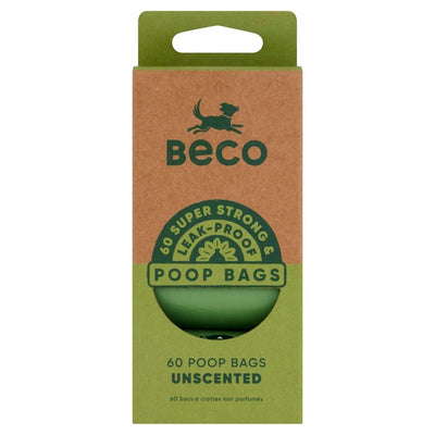 M&S Beco Pets Unscented Dog Poop Bags Extra Thick Waste Bags 60 per Pack- Buy online at McGrocer
