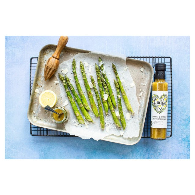 Lucy's Dressings lemon & caper zesty dressing 250ml, UK version