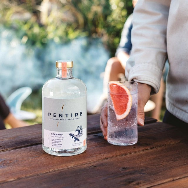 Pentire Seaward Alcohol-Free non-alcoholic spirit 70cl, imported from the UK