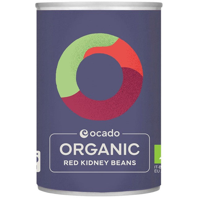 Ocado organic red kidney beans in water 400g, imported from the UK