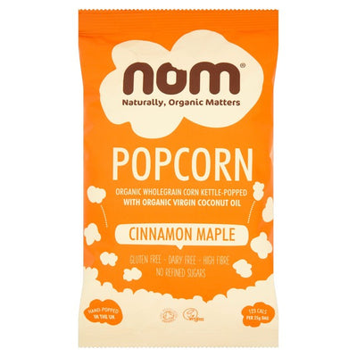 Nom Bio Zimt Ahorn Süßes Popcorn 25g