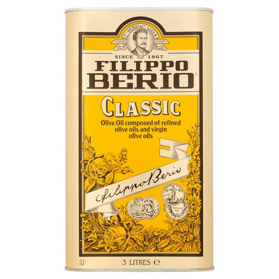Tin d'huile d'olive Classico Filippo Berio 3L