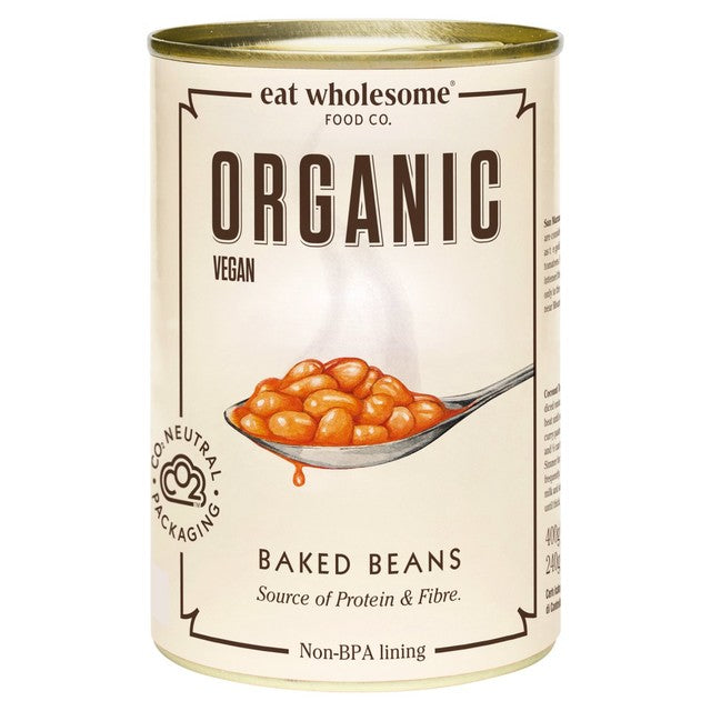 Eat Wholesome Organic Baked Beans 400g - British product
