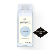 M&S sensitive fragrance-free shower gel 250ml, imported from the UK