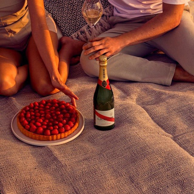 G.H. Mumm Cordon Rouge NV champagne 75cl - British product