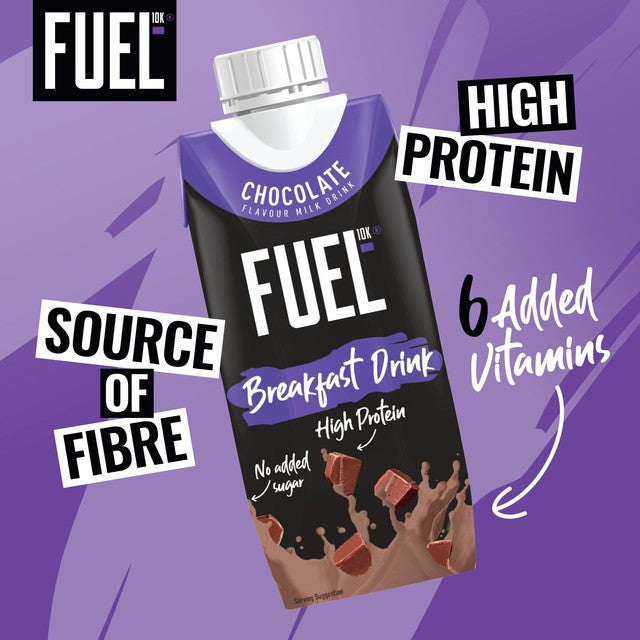 FUEL10K chocolate breakfast drink 330ml - British product