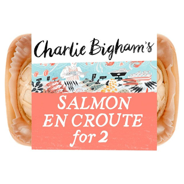Charlie Bigham's Lachspäckchen im Blätterteig, 2 Stück, 440 g - Britisches Produkt