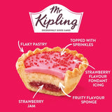 Mr Kipling strawberries and cream tarts 4 pack, imported from the UK