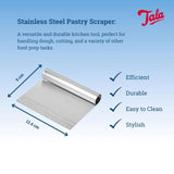 Tala stainless steel pastry dough scraper (British brand)
