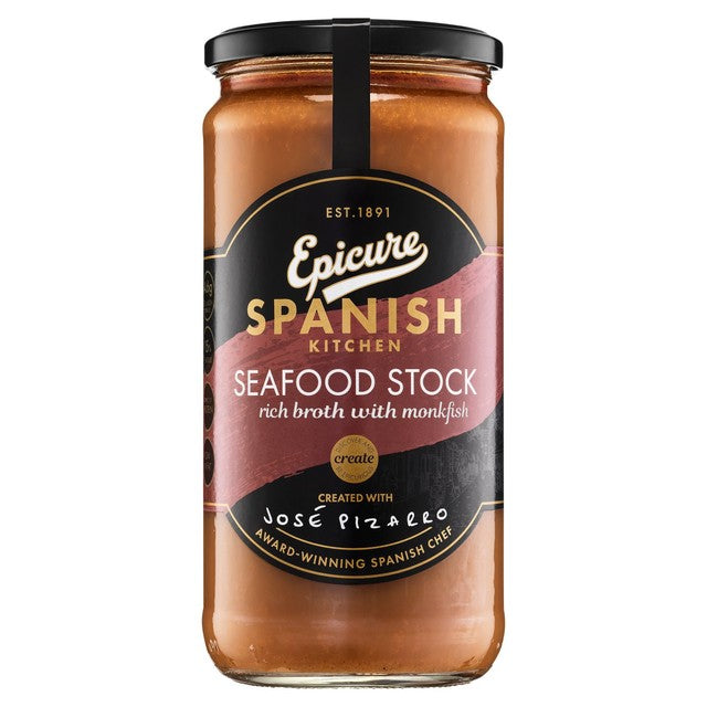 Epicure Spanish Seafood Stock with Monkfish 680ml - British product