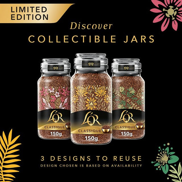 L'OR Classique instant coffee jar - British product