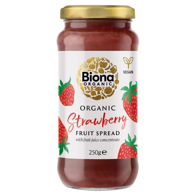 Biona strawberry fruit spread 250g - British product