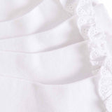 M&S girls frill socks white size 4-7 large, imported from the UK