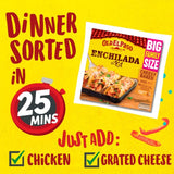 Old El Paso enchilada meal kit 750g, imported from the UK