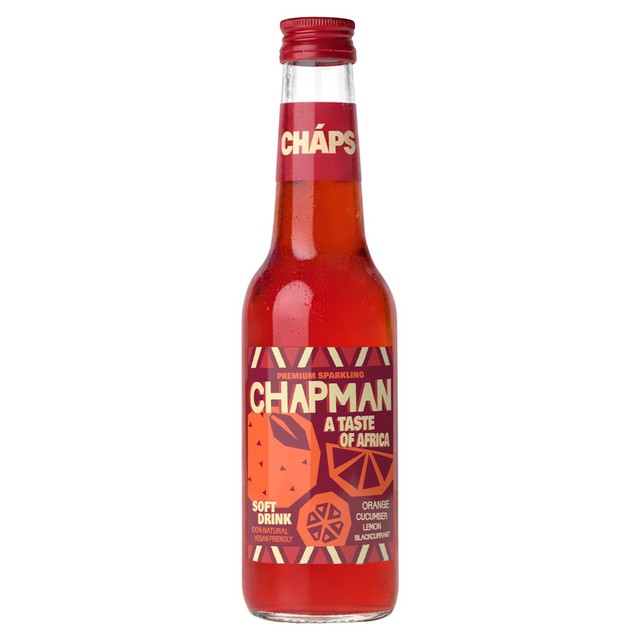 Chaps Premium Chapman Fruit Punch bottle, UK version