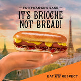 St Pierre Pre-Cut Brioche Hot Dog Rolls 4 Pack (British brand)