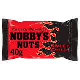 Nobby's Nuts sweet chilli coated peanuts 40g, imported from the UK