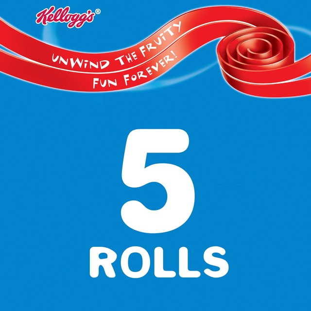 Kellogg's Winders strawberry fruit snack roll 5 x 17g, UK version