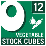 Oxo 12 Vegetable Stock Cubes, imported from the UK