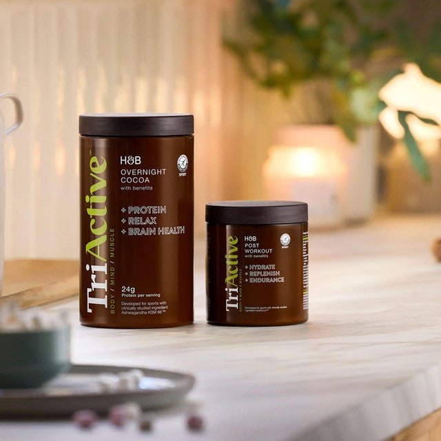 Holland & Barrett TriActive Post Workout Blend orange and mango (British brand)