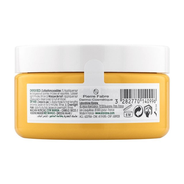 Klorane nourishing hair mask with mango for dry hair 150ml, UK version