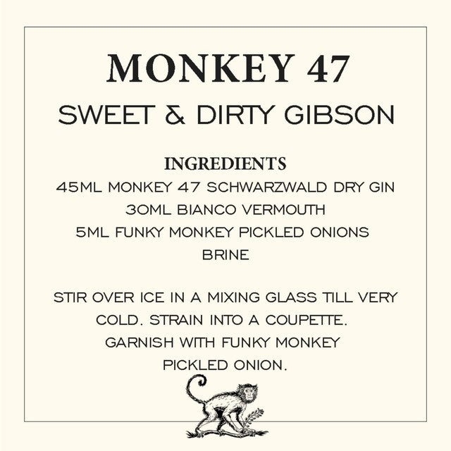 Monkey 47 gin gift set 3x15cl, imported from the UK