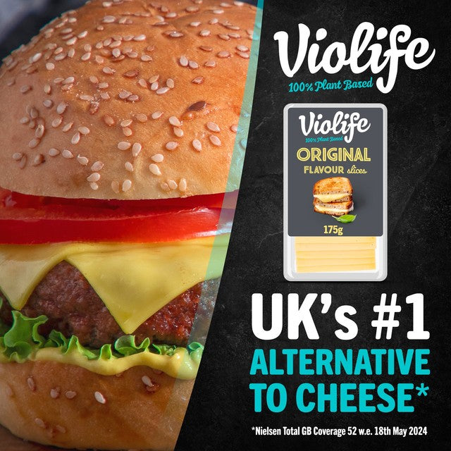 Violife Original Vegan Cheese Slices 175g (British brand)