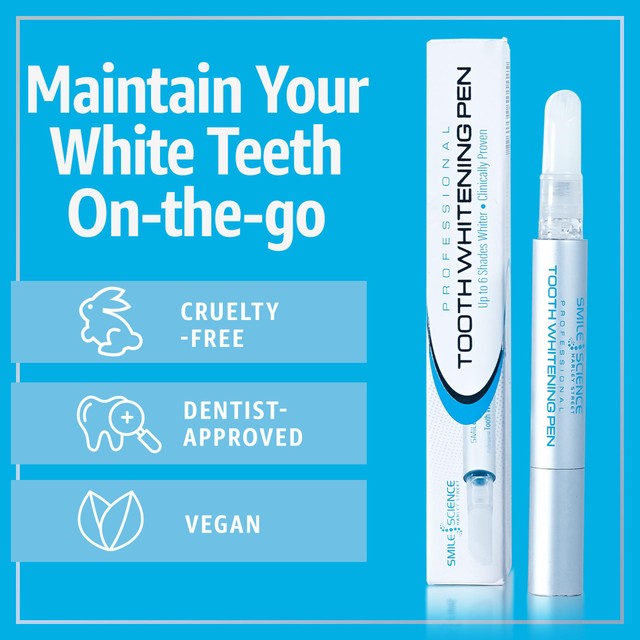 Smile Science Professional Tooth Whitening Pen (British brand)