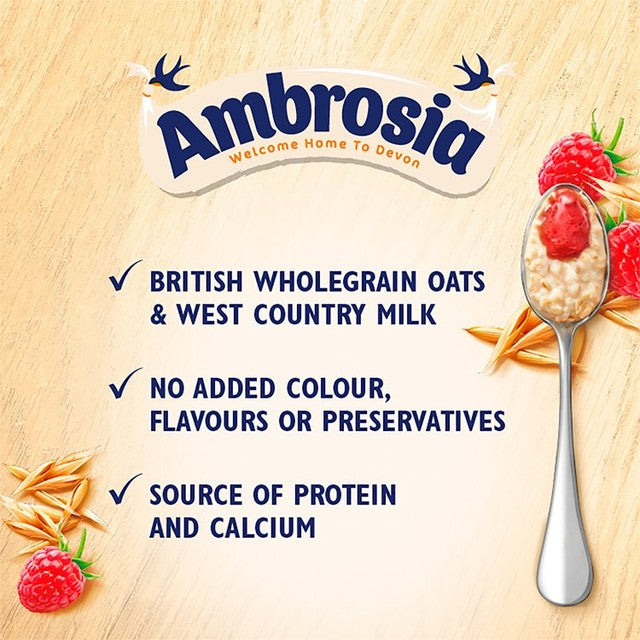 Ambrosia raspberry porridge pot 210g - British product