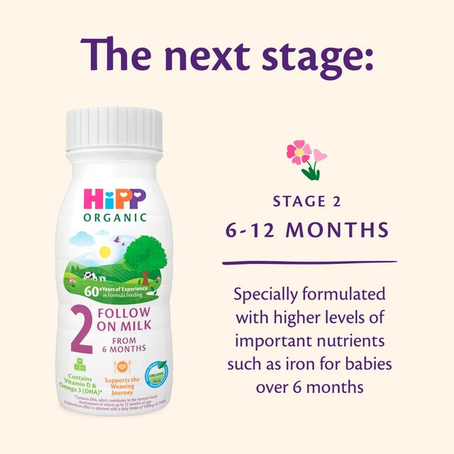 HiPP Organic infant milk ready to feed liquid formula 470ml, UK version