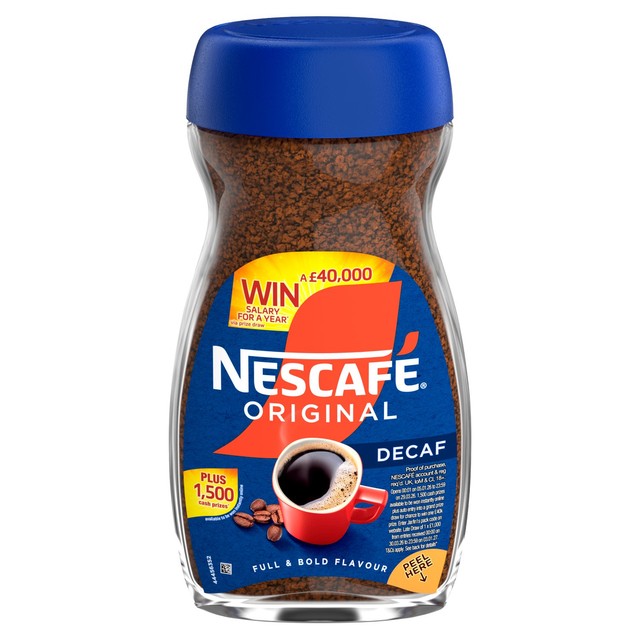 Nescafe Classic Decaf instant coffee 300g jar, imported from the UK