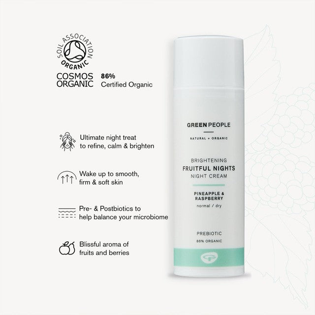 Green People night cream Fruitful Nights 50ml, UK version