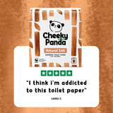 The Cheeky Panda natural colour bamboo toilet tissue 9 pack (British brand)