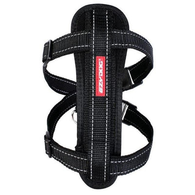 M&S EzyDog Chest Plate Black Dog Harness Large- Buy online at McGrocer
