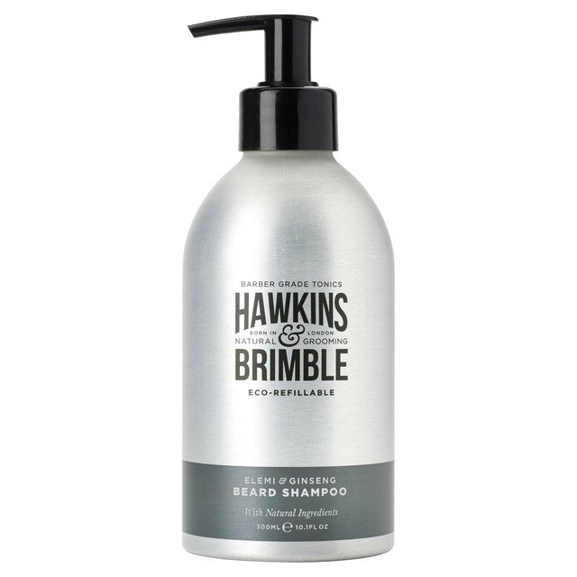 Hawkins Brimble beard shampoo eco-refillable 300ml, UK version