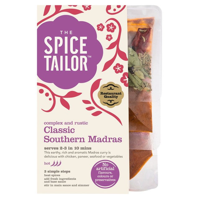 The Spice Tailor Southern Madras curry sauce kit 300g (British brand)