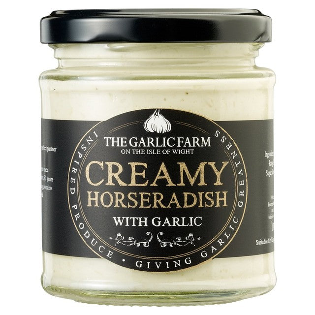 The Garlic Farm creamed horseradish sauce 170g (British brand)